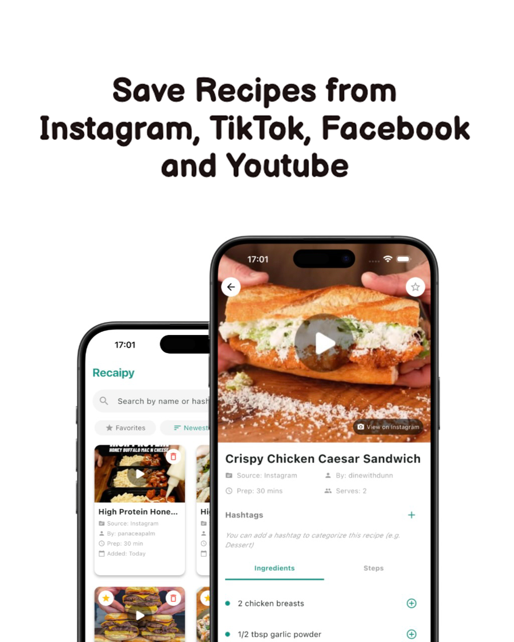 Recaipy App Screenshot
